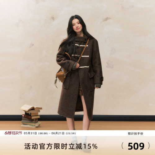 7shiftin2024冬季新品毛呢外套