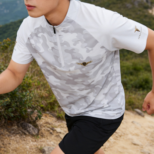 男士 短袖 直领T恤夏季 312 户外休闲衣男款 新款