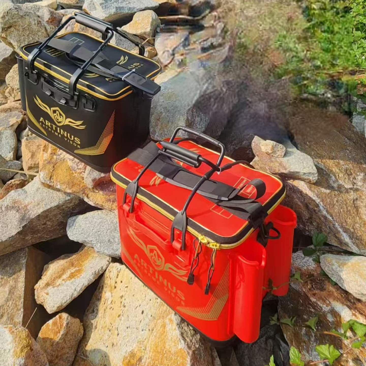 钓鱼打窝箱艾特纽斯新款饵料桶