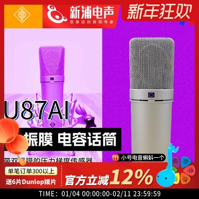 当日顺丰neumannu87ai电容话筒
