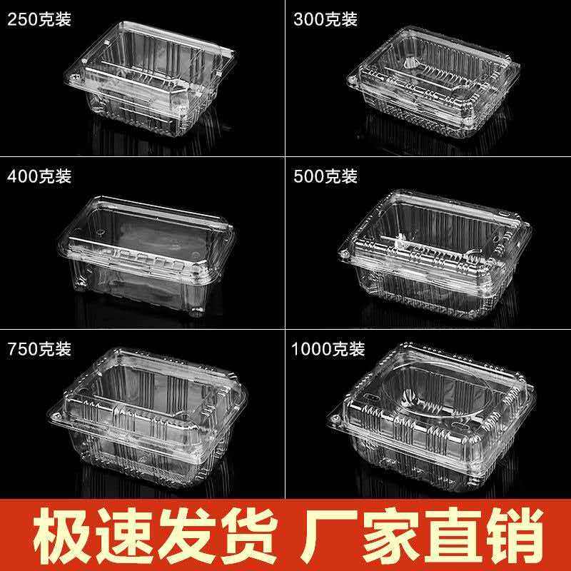 一次性透明水果打包盒包装盒500g