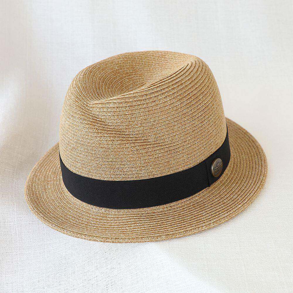 日本定制夏天出游纯色小礼帽时尚百搭防晒帽逛街度假沙滩遮阳草帽