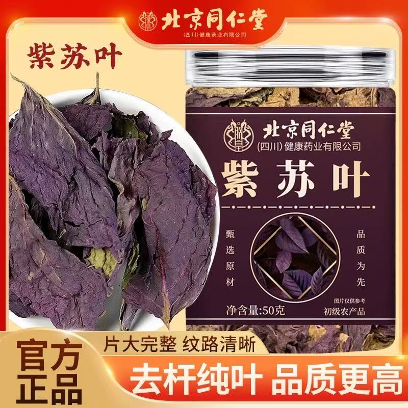 北京同仁堂紫苏叶新鲜