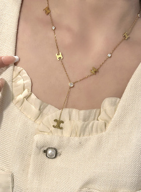 法式小众设计高级感轻奢项链百搭