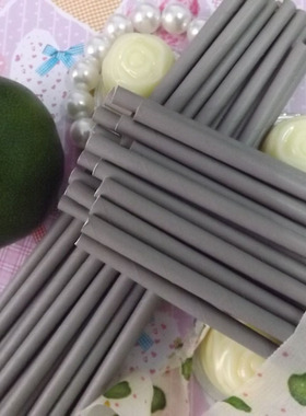 纸吸管 奶茶冷饮创意吸管 婚礼KTV聚会专用 纯色408灰色