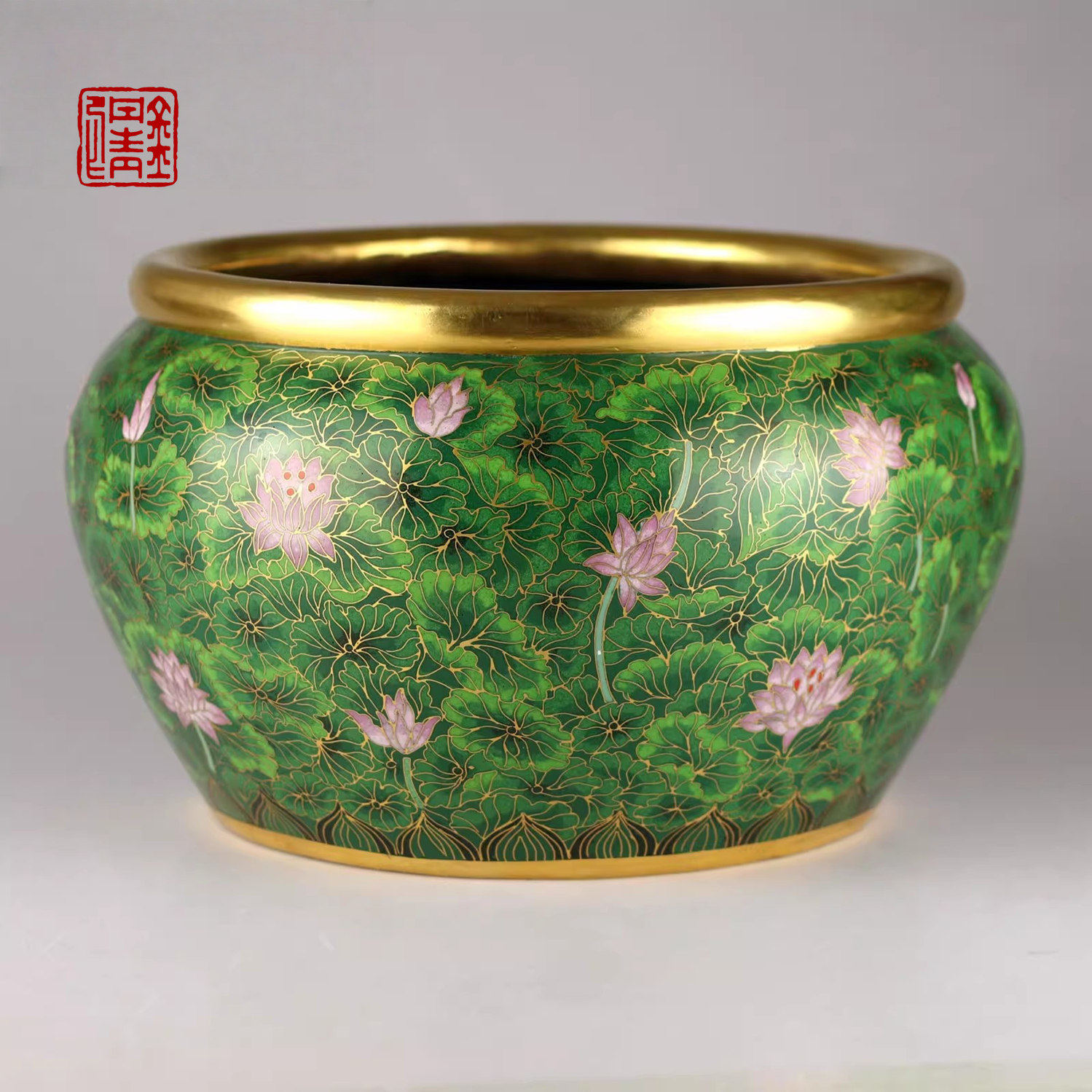 金丹青景泰蓝掐丝珐琅鱼缸