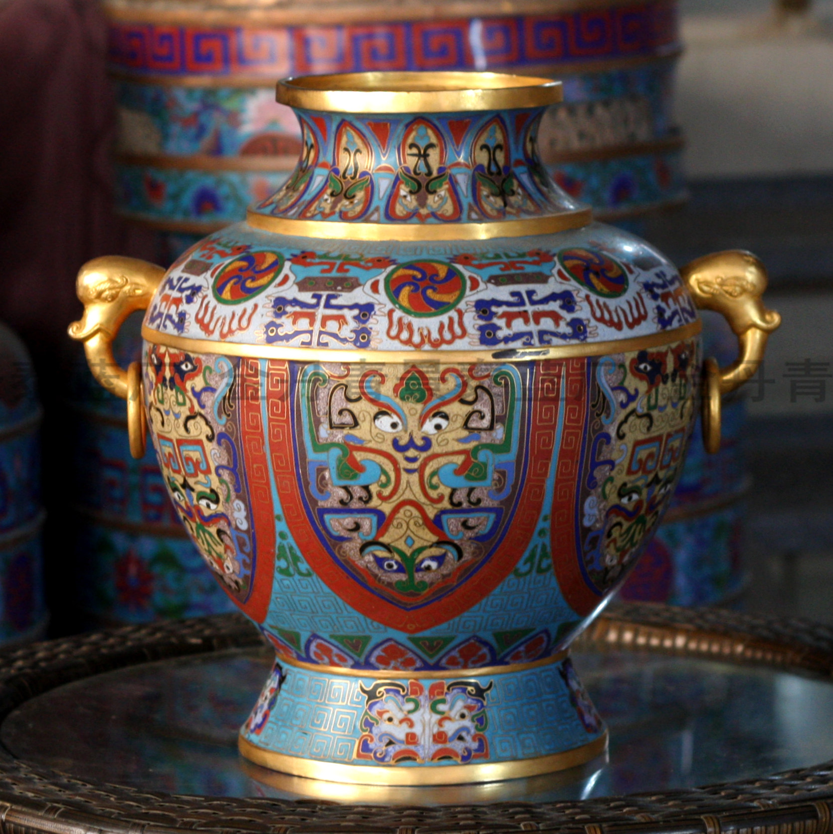 手工仿青铜器罍商周春秋盛酒器礼器仿古玩仿旧艺术品收藏礼品