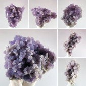 天然葡萄玛瑙原石水晶紫色宝石奇石儿童礼物岩石地质科普教学标本