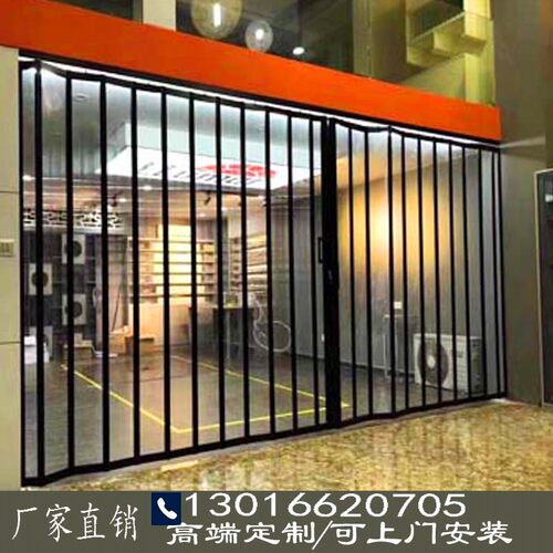 洗车房折叠门推拉门帘汽车美容店