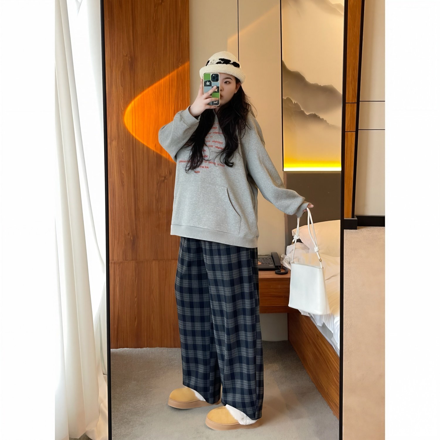 梵朵大码女装16461冬季高腰显瘦胖MM加绒休闲裤阔腿运动休闲裤潮,女装/女士精品,大码裤装,淘宝优惠券,粉丝福利购,淘宝优惠卷