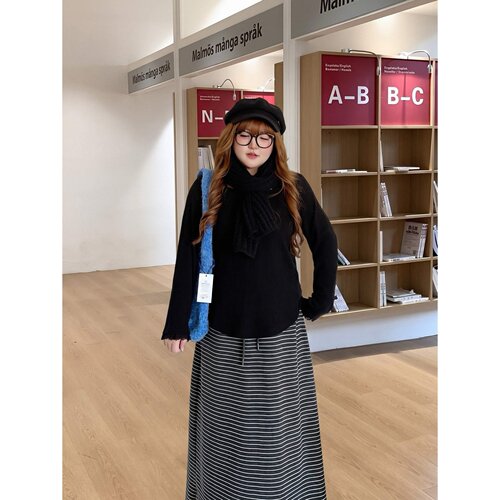 梵朵大码女装秋季法式巨好看打底衫休闲蕾丝拼接内搭上衣19572Z