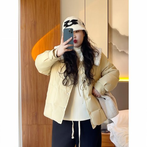 梵朵大码女装13642冬季高级感时尚百搭户外休闲羽绒服个性外套潮