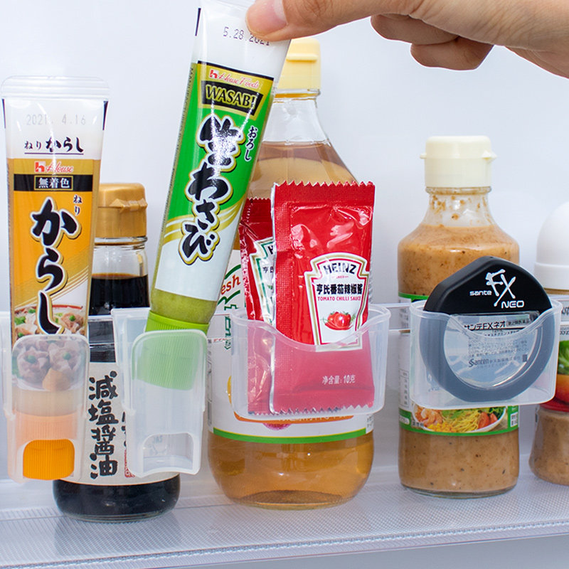 日式冰箱酱料收纳架倒置置物架图片