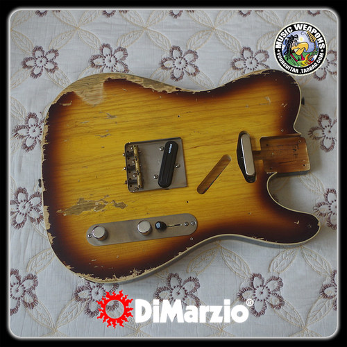 吉他拾音器电路改装定制升级案例 DiMarzio DP384 DPDP172 DP381