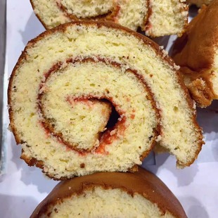 （卷糕）哈尔滨北三凯奇东北统糕点面包休闲零食小饼干草莓蛋糕