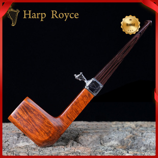 Harp Royce英伦手工石楠木根瘤烟斗经典判官斗皇家竖琴德国烟嘴