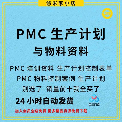 PMC生产计划与物料控制视频课程PPT生产管理培训仓库物料流程表格