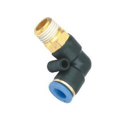 气动气管接头快速快插塑料接头螺纹弯头PL8-02/4-M5/6-01/10-03