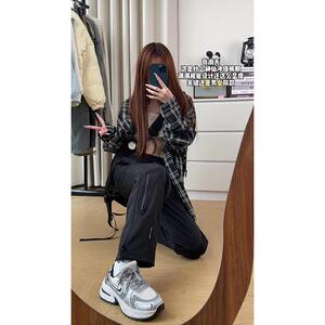 D-A232-HK9333-P35-加绒P45直筒冲锋裤女士秋冬休闲裤女生