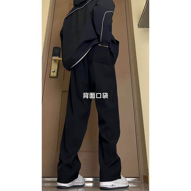 D-A232-HK9366加绒-P37秋季新款美式直筒裤男宽松休闲裤,男装休闲裤,电商A232