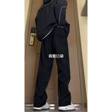 D-A232-HK9366加绒-P37秋季新款美式直筒裤男宽松休闲裤，男装休闲裤，电商A232