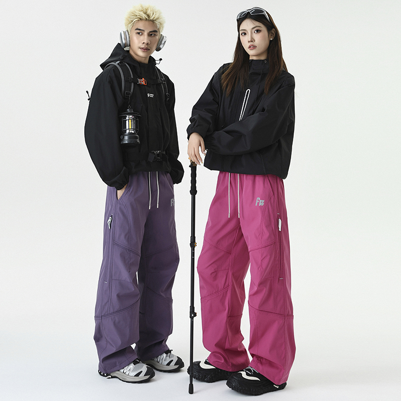 抖音/加绒冲锋裤男女同款登山裤冬季裤子HK9688-特P40-控89.9，男装卫衣，电商A232