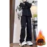 D-A232-HK9339加绒-P65防风防水冲锋裤设计感运动软壳工装裤，男装休闲裤，电商A232