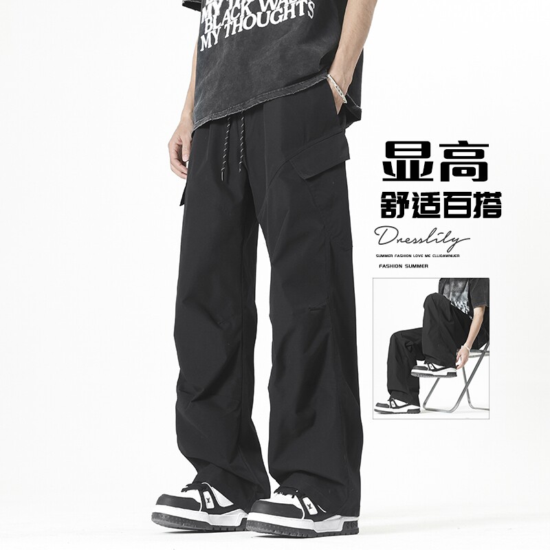 D-A232-HK9583-P35潮牌户外速干裤子青少年休闲宽松直筒运动裤男,男装休闲裤,电商A232