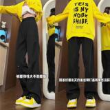 D-A232-HK9370-P38春秋季休闲裤美式复古直筒裤男士，男装休闲裤，电商A232