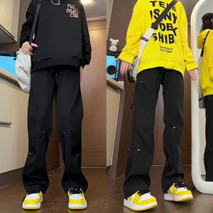 D-A232-HK9370-P38春秋季休闲裤美式复古直筒裤男士图片