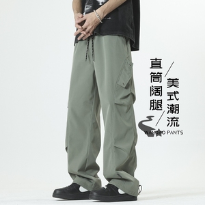D-A232-HK9559-P40春季新款工装休闲裤男士青少年运动裤子登山图片