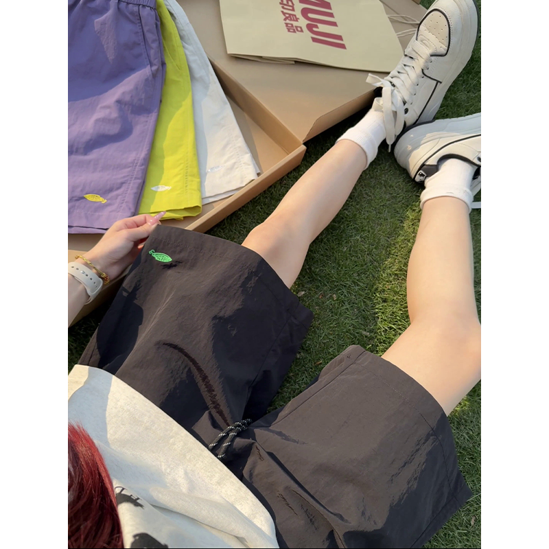 抖音/尼龙刺绣夏季速干防晒运动短裤男宽松五分裤HK9621-P30，商品下架区商品下架区，电商A232