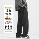 D-A232-HK9366-P30黑色休闲裤子男夏季薄款2025新款宽松，男装休闲裤，电商A232