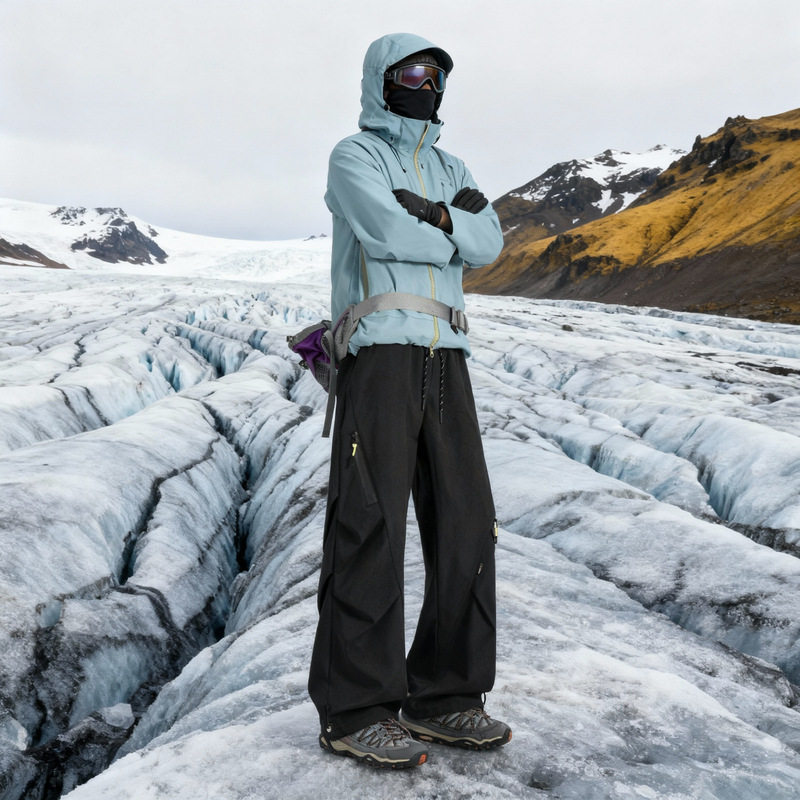 机能防风防水冲锋裤秋冬季潮牌设计感直筒显瘦加绒工装休闲裤子，男装工装外套，电商A232