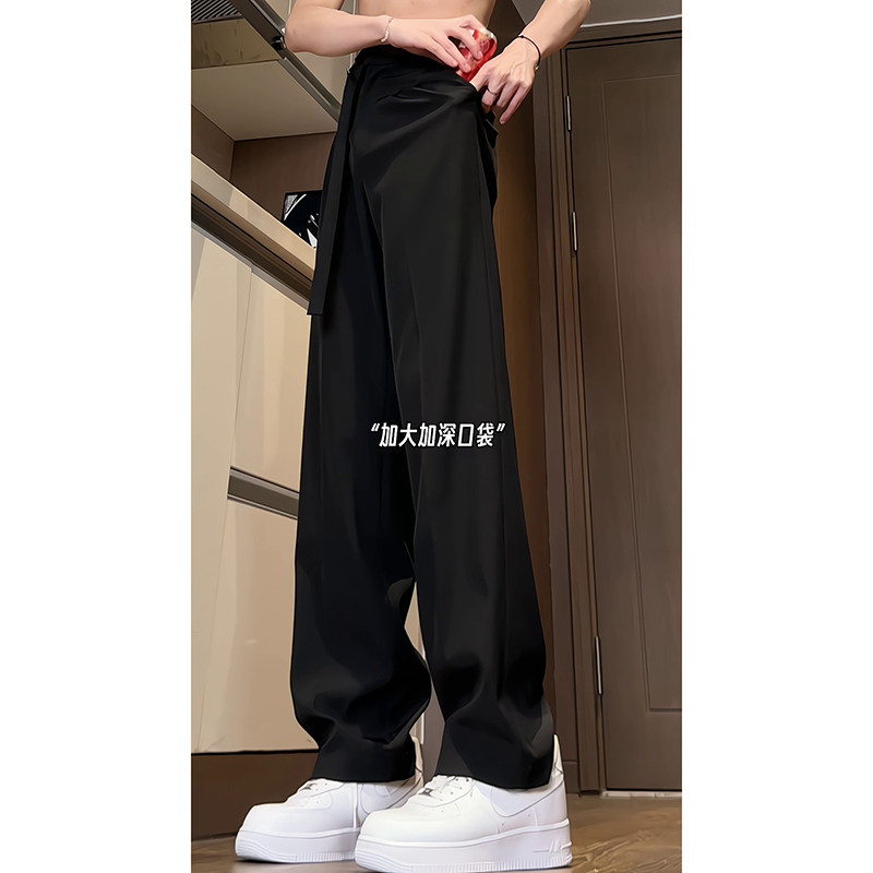 D-A232-HK9363-特P29春夏季新款宽松垂感西裤休闲裤男纯色,男装西裤,电商A232