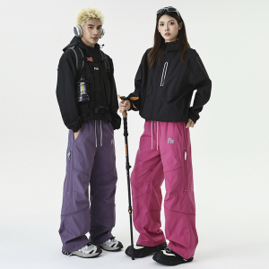 抖音/三防加绒冲锋裤男女同款登山裤冬季HK9688-特P40-控89.9图片