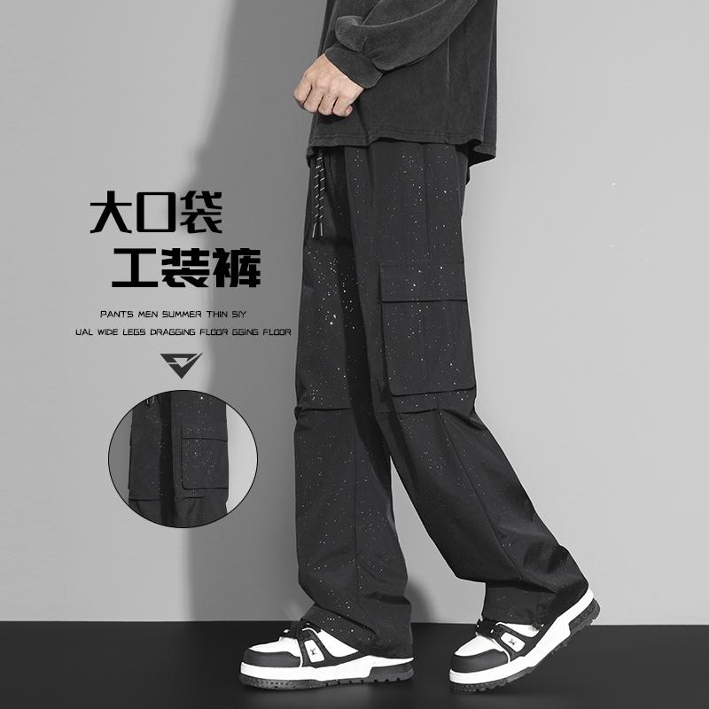 D-A232-HK9557-P40美式黑色工装裤软壳休闲裤男士冲锋裤,男装休闲裤,电商A232