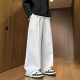 2026年春季新款男士休闲西裤肌理感男裤潮流宽松百搭大码HK9672，男装西裤，电商A232