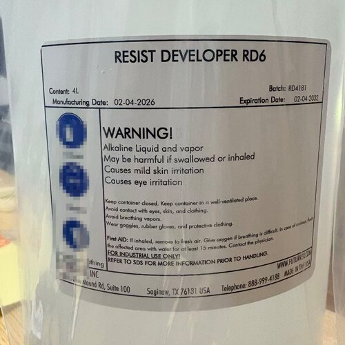Futurrex 负胶显影液RD6 4L/瓶