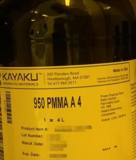 kayaku光刻胶950PMMA A2 A4 A5 A9 A10分装小包装100m l