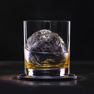 SD1230 岩石杯大冰球烈洛克酒杯 石岛无铅水晶玻璃古典杯威士忌杯