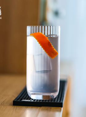 INF03 CRISON条纹酒杯水晶玻璃果汁杯日式长饮鸡尾酒杯柯林海波杯