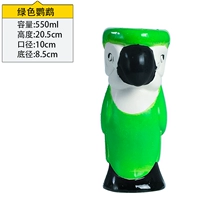 Зеленый попугай