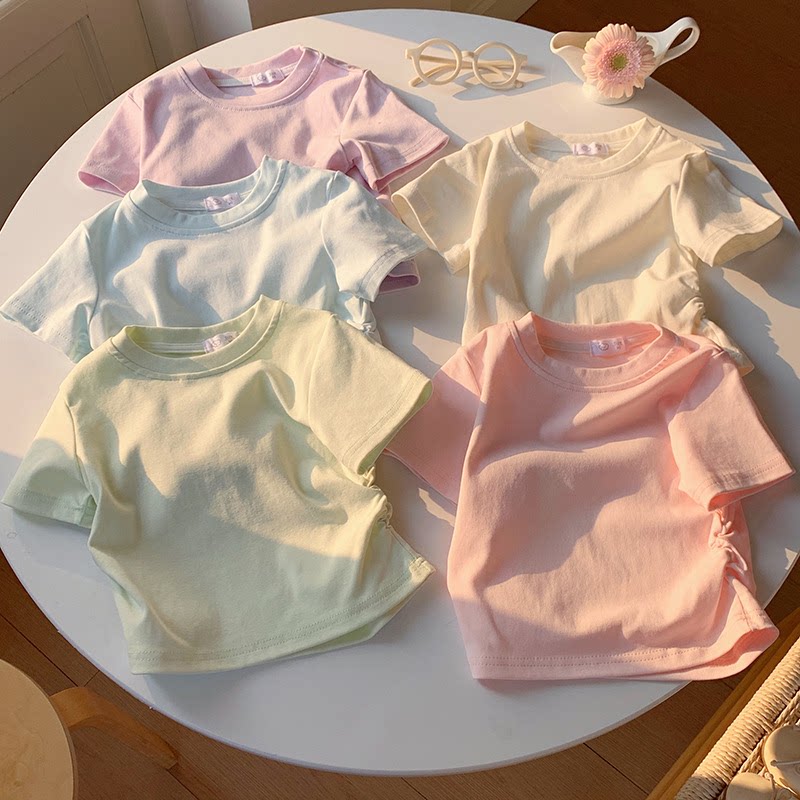 90-150码女童绝美漂亮纯棉T恤图片