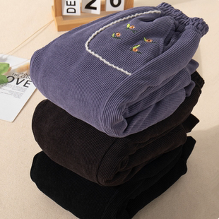 a类女童三层加绒加厚棉裤冬季外穿北方宝宝儿童一条过冬夹棉裤子