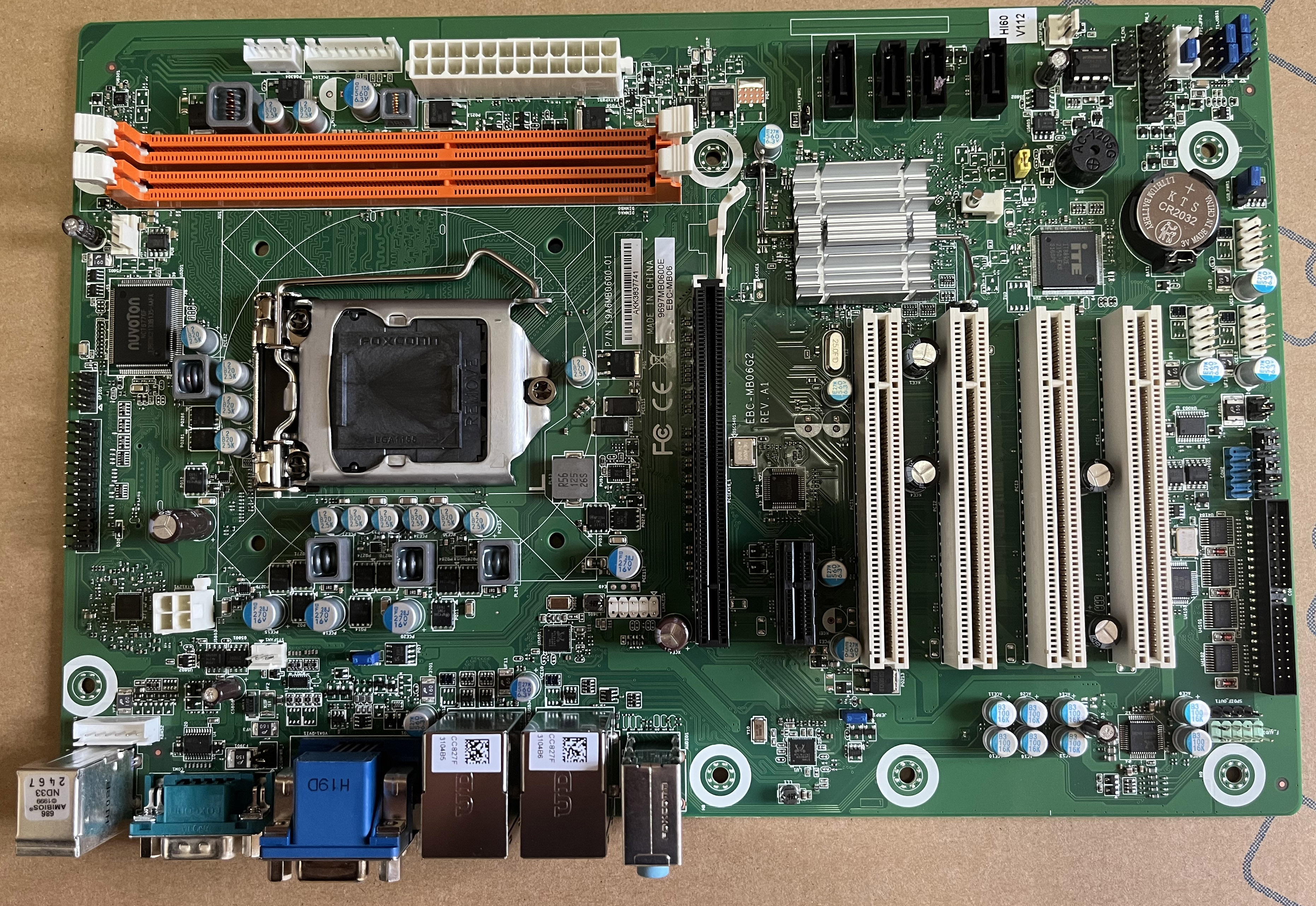 主板EBC-MB06G2 SIMB-A21 EBC-MB06 支持2和3代CPU支持XP系统