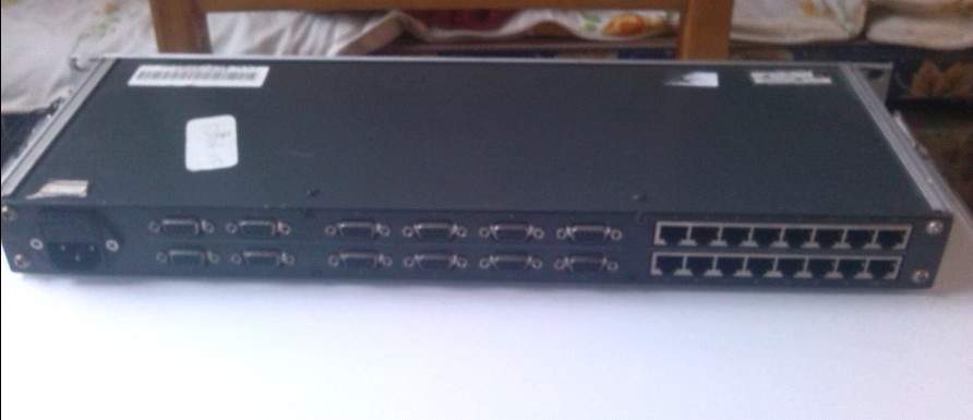 原装sbl scv12 RS232/RS422 CONVERTER转换器 12个vga口 16个网口