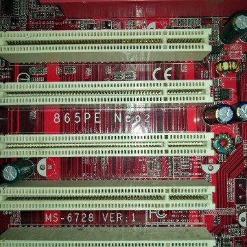 微星865PE NEO2主板MS-6728大板4条内存槽5个PCI成色新好用