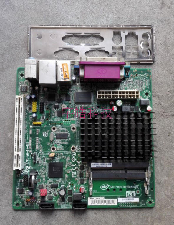 / Atom D2500HN 集成CPU双核板载COM工控主板支持DDR3