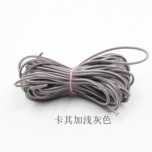 Двойной цвет борьба корейская новая веревка для волос маленькая свежая тонкая веревка головы четыре углы 2 мм.